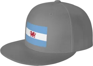 Flag of The Welsh Colony in Patagonia Baseball Cap for Men Women Snapback Hat Trucker Flat Bill Caps Sun Hat