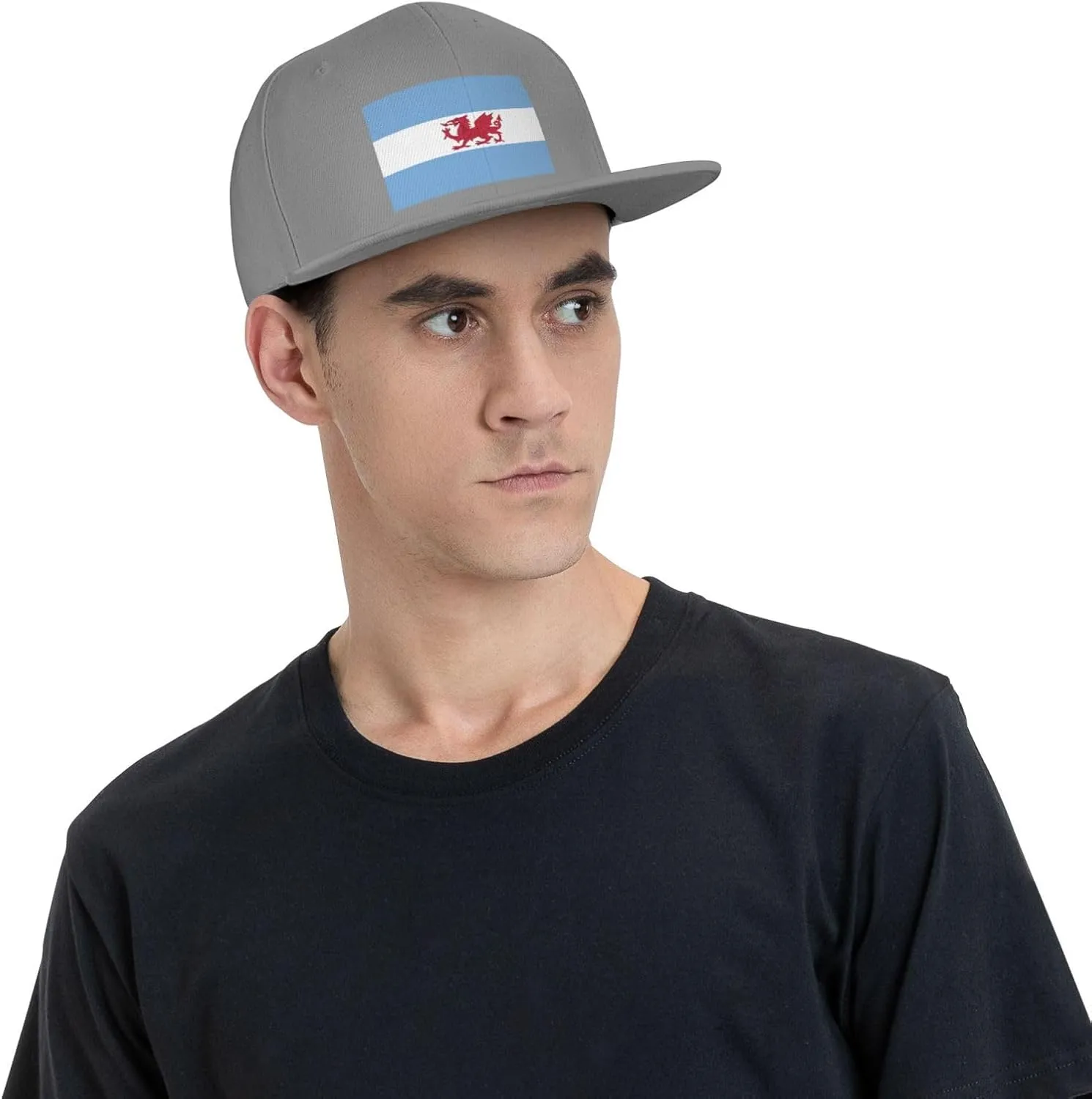 Flag of The Welsh Colony in Patagonia Baseball Cap for Men Women Snapback Hat Trucker Flat Bill Caps Sun Hat