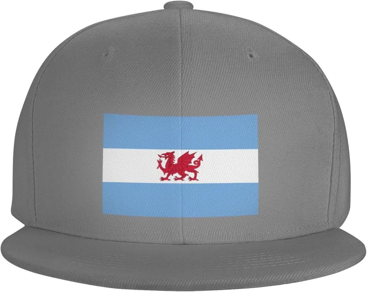 Flag of The Welsh Colony in Patagonia Baseball Cap for Men Women Snapback Hat Trucker Flat Bill Caps Sun Hat