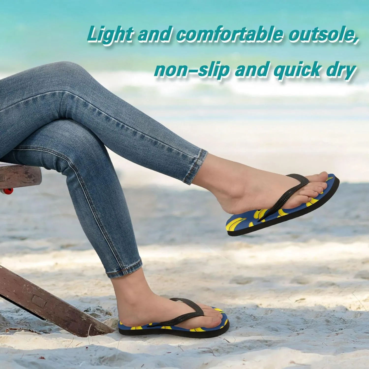 Flip Flops for Men Women Summer Beach Sandal Bathroom Shower Shoes