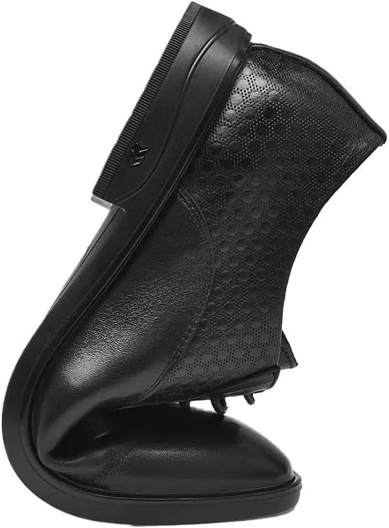 Formal Oxford Shoes for Men's Classic Lace Up Casual Breathable Calfskin Leather Non Slip Anti-Slip Prom Wedding