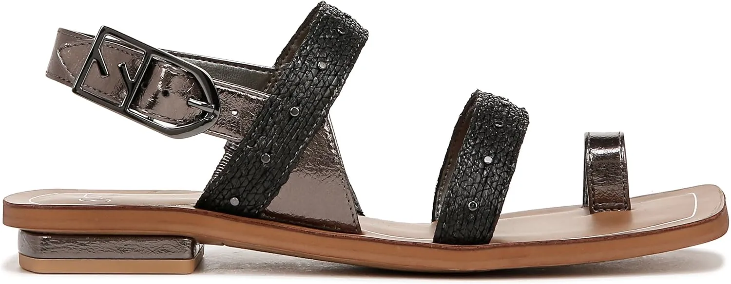 Franco Sarto Women's Ellis Slingback Strappy Flat Sandal