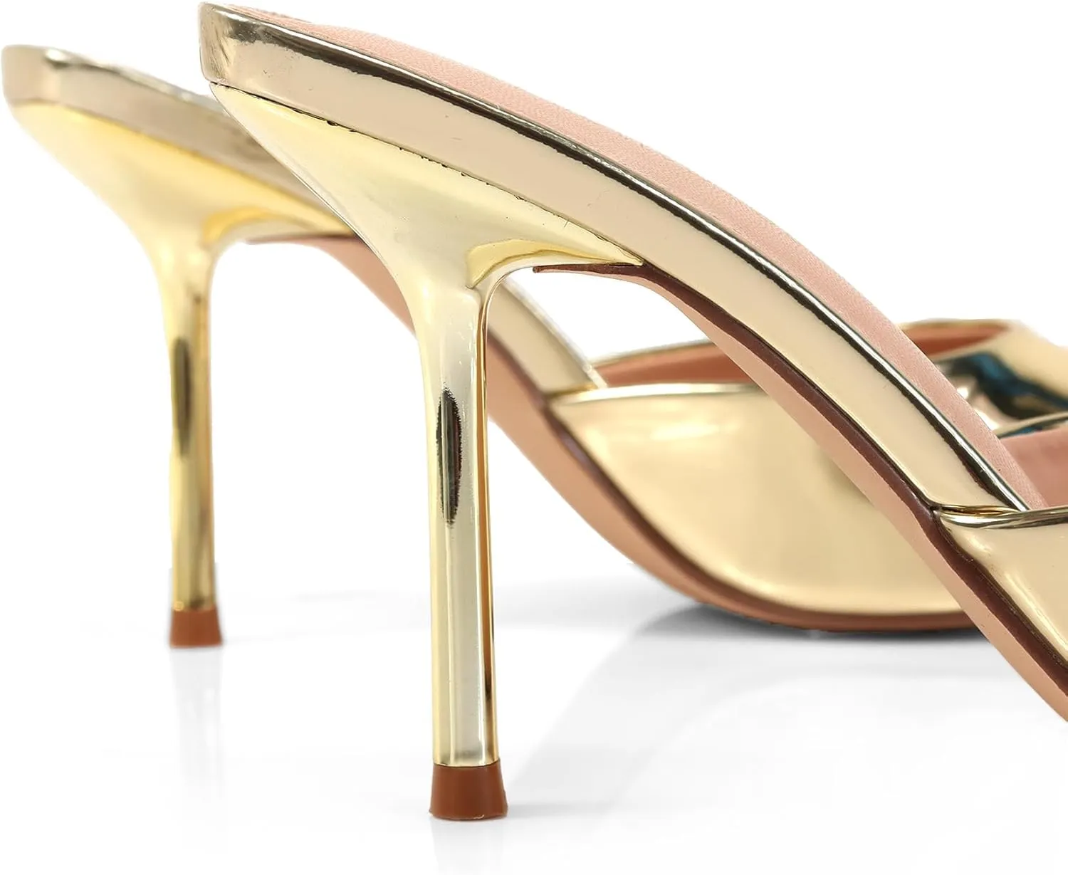 FREDERICK'S OF HOLLYWOOD PEEP Toe Mule W/Stiletto Heel, FOH-Shanya