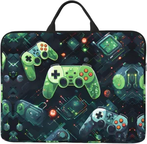 Gamepad Circuit Version Laptop bag Water Resistant 14-Inch Laptop Sleeve Oxford Fabric with Pearl Cotton Padding and Classic Carry Handle