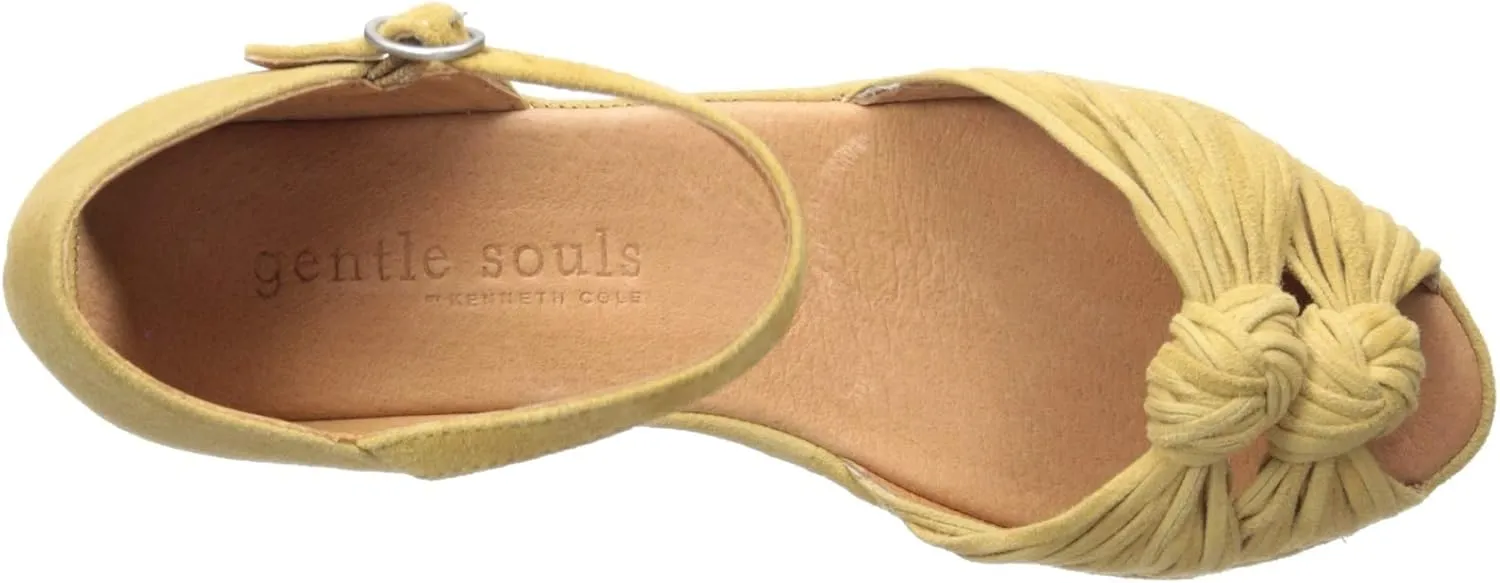 Gentle Souls by Kenneth Cole Women's Lily Knot Wedge Sandal