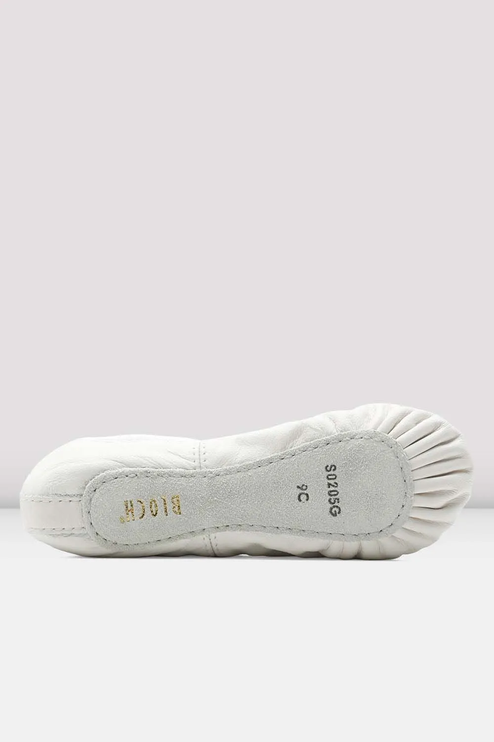 Girls Dansoft Leather Ballet Shoes