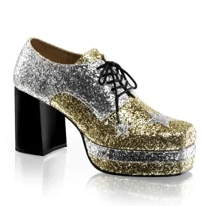 GLAMROCK-02 - Slv-Gold Glitter