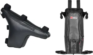 Goldfire Stock Black Triangle Truss Storage Bag Universal Center Bag UTV Cab Pack Center Seat Bag UTV Between Seat Shoulder Bag Compatible With Kawasaki KRX 1000 Teryx 4 Mule Accessories