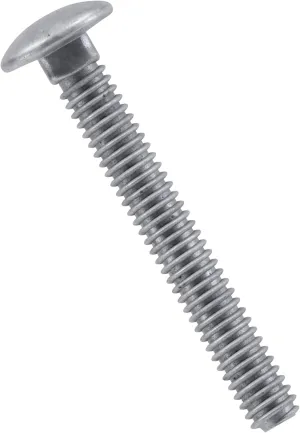 Hillman 812626 1/2X6 Carriage Bolt, 1/2 x 6-Inch, Galvanized, 25