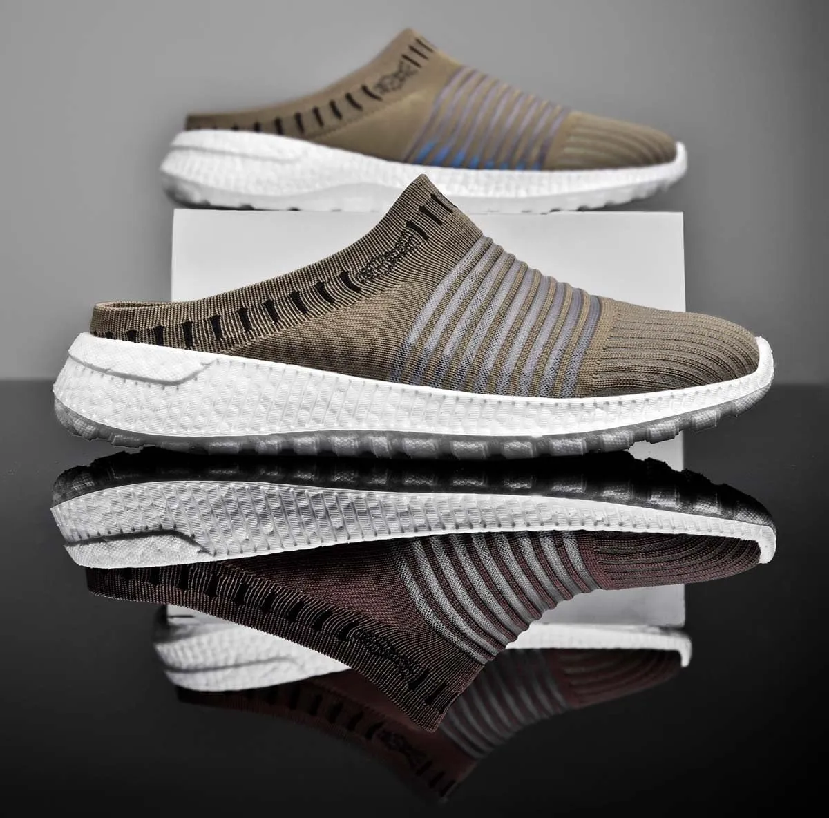 HYDLONGR Men's Women's Light Weight Breathable Quick Drying Garden Sandals Anti Slip High Elastic Clog Mule Slipper Indoor Outdoor
