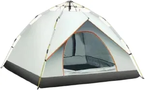 Instant Tent,3/4 Person Pop Up Camping Tent,Quick Setup Small Tent for Camping - Easy Set Up Fully Waterproof,Double-Thick Fabric, and Included Carry Bag, Sets Up in 60 Seconds