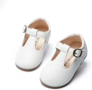 ISINSER Toddler Girls Classic Oxford Shoes Princess Dress Mary Jane Party Bowknot Flats School Uniform Shoes
