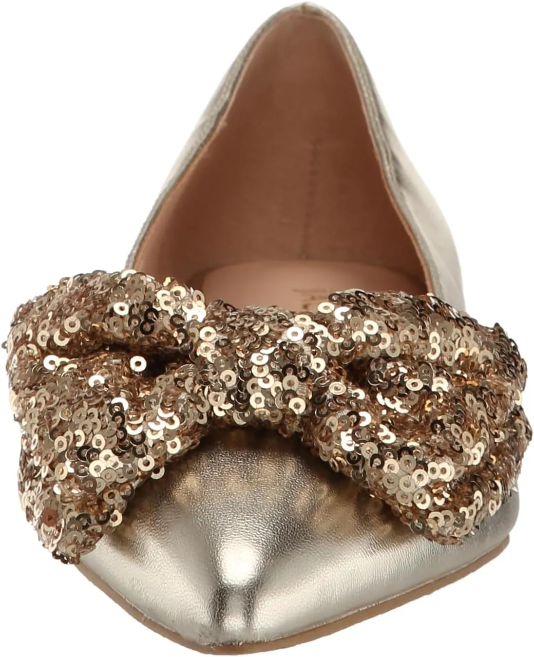 Jack Rogers Women's Debra Ballet-Leather/Sequins Flat