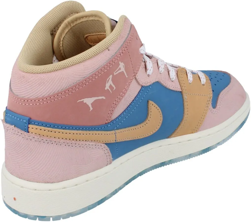 Jordan Big Kid's 1 Mid Aegean Storm/Hemp-Pink Oxford (FN5472 400)