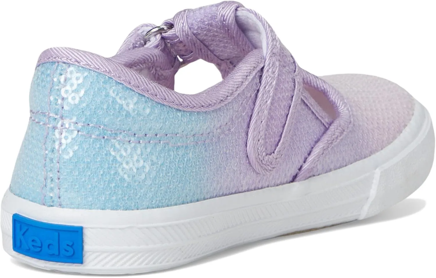 Keds Girl's Daphne Ombre Sequins Mary Jane Flat
