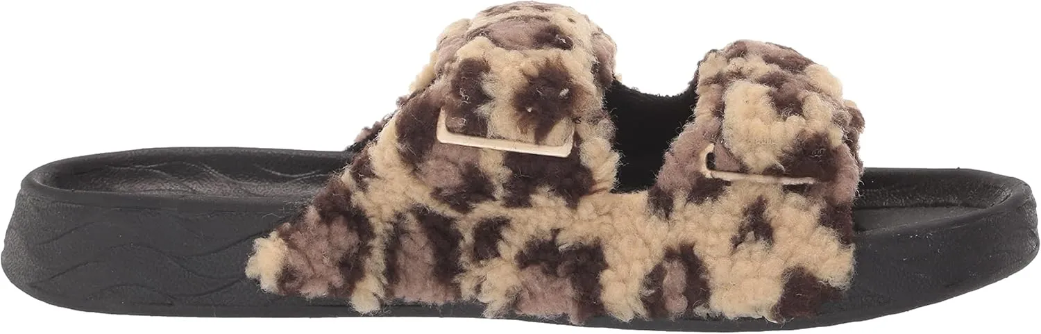 Kenneth Cole Women's Nova Two Band Cozy Slide Sandal