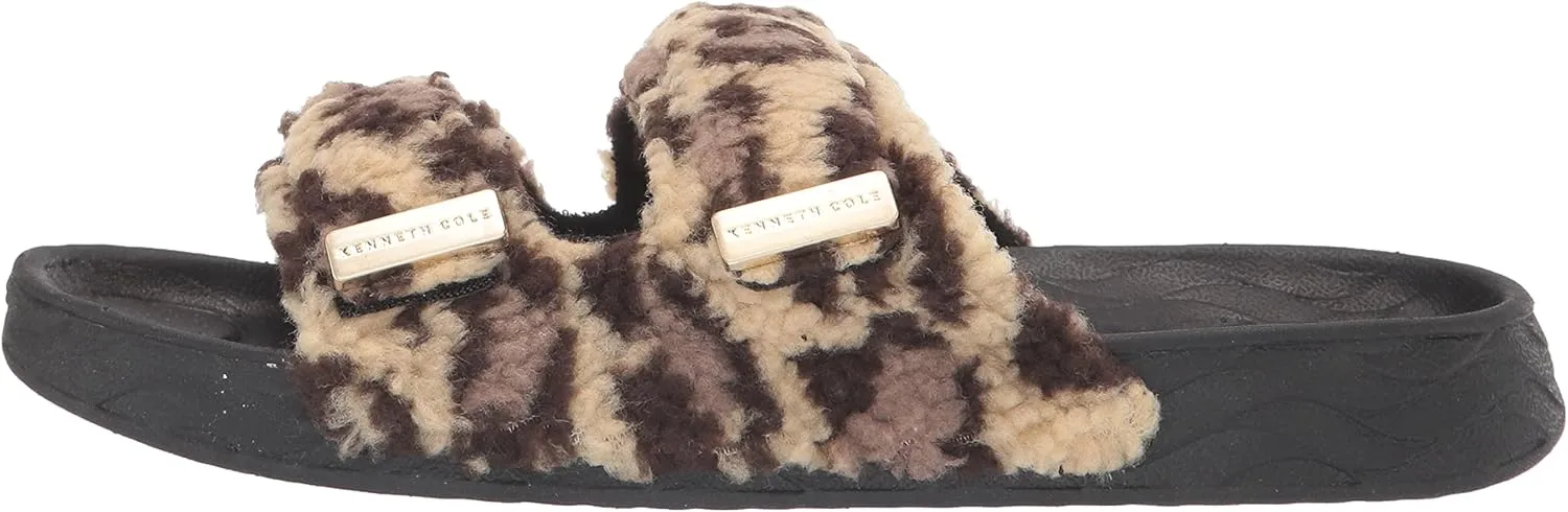 Kenneth Cole Women's Nova Two Band Cozy Slide Sandal