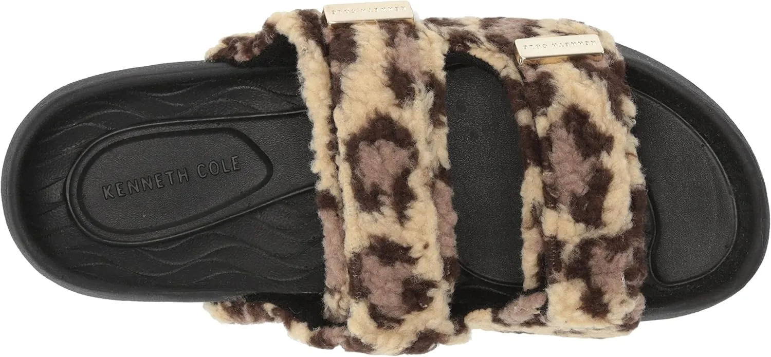 Kenneth Cole Women's Nova Two Band Cozy Slide Sandal