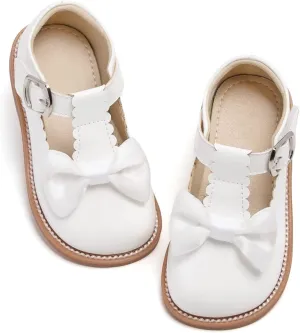 Kiderence Toddler Little Girl Mary Jane Dress Shoes School Oxford for Girls Flats