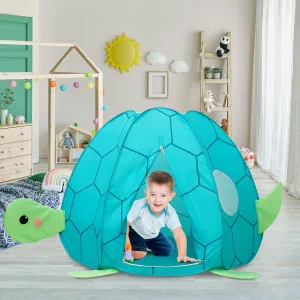 Kids Play Tent Pop up Tent Turtles Automatic Setup Play House Tent for Girls and Boys Outdoor and Indoor Patented (Turtle)
