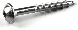 Kreg SML-C125-500 Zinc Pocket-Hole Screws, 1 1/4 Inch #8 Coarse Thread, Maxi-Loc Head (500 Count)