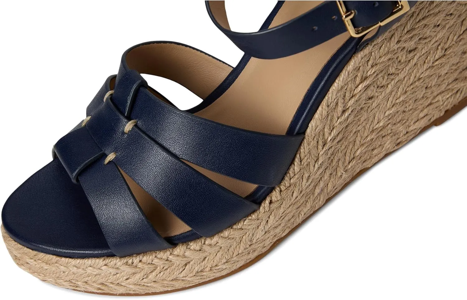 Lauren Ralph Lauren Women's Wedges Soffia Nappa Leather Espadrille
