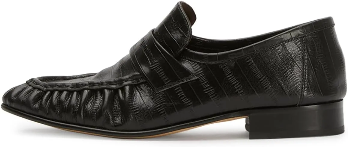 Leather Loafers Slip-On Dress Shoes – Classic Penny Loafers for Business, Casual, or Formal Wear