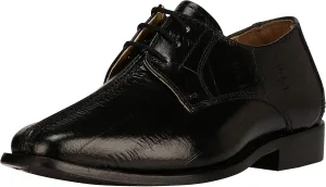 LIBERTYZENO Boys EEL Print Genuine Leather Kids & Toddlers Oxford Dress Shoes for Prom Graduation