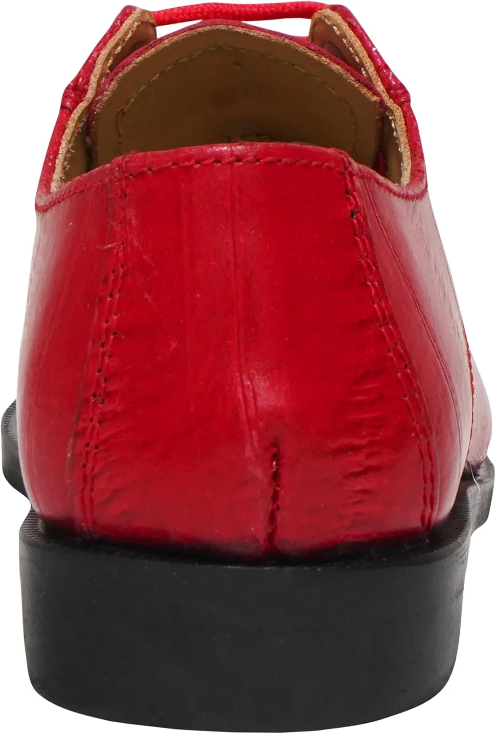 LIBERTYZENO Kids Animal Print Genuine Leather Kids & Toddlers Lace Up Oxford Dress Shoes for Prom Graduation
