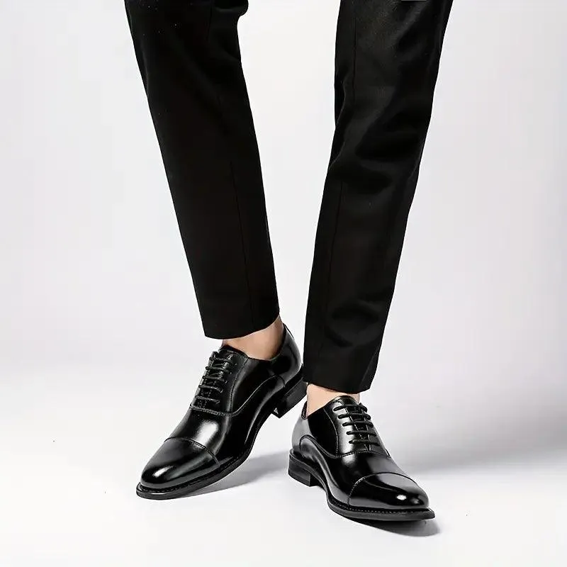 Luca Giordano Leather Oxford Shoes