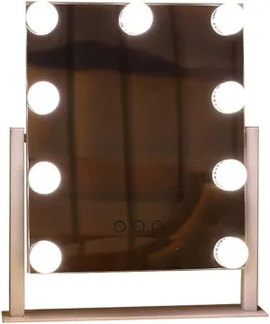 Makeup Mirror, Desktop Square Led Light, Lighted Vanity Mirror, High-Definition Makeup Mirror, Wedding Princess Mirror