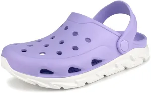 Men and Women's Garden Clogs with Arch Support, Unsex Lightweight Slip on Mule with Doule Color,No Slip Slide Sandle for Outdoor, Beach, Garden, Pool, Indoor