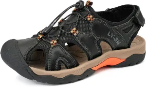 Men's Breathable Summer Sandals Comfortable Outdoor Walking Shoes Lightweight Sporty Beach Footwear for Travel