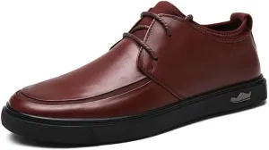 Men's Classic Casual Dress Shoes Retro Business Lace-up Formal Oxfords Shoes for Men