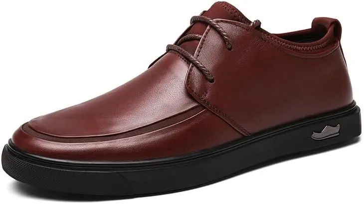 Men's Classic Casual Dress Shoes Retro Business Lace-up Formal Oxfords Shoes for Men