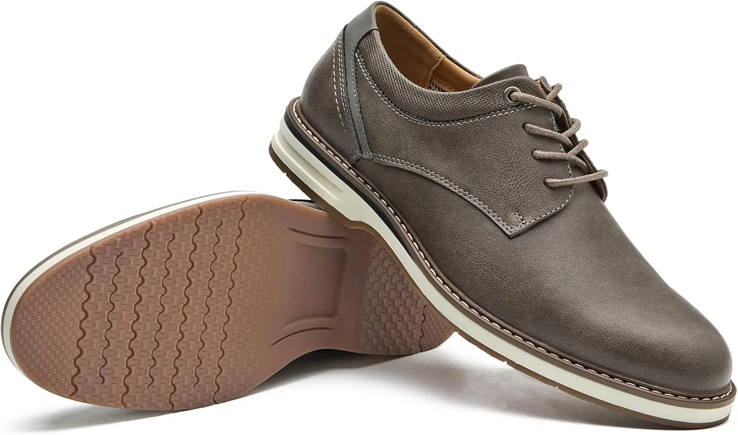 Men's Dress Shoes Casual Business Formal Oxfords Classic Lace Up Work Dress Shoes