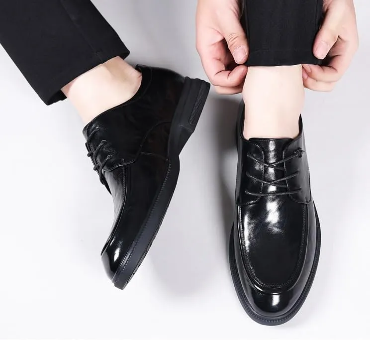 Men’s Dress Shoes Genuine Leather Classic Formal Business Brogue Oxford for Men