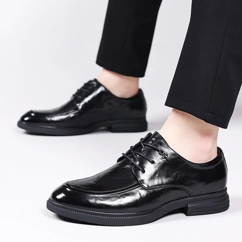 Men’s Dress Shoes Genuine Leather Classic Formal Business Brogue Oxford for Men
