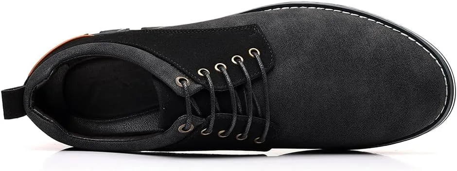 Mens Dress Sneakers Wide Comfortable Casual Dress Shoes Oxford Lace-up Business Casual Walking Dress Shoes for Men