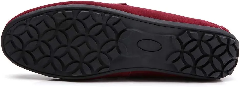 Men's Leather Casual Slip on Loafers Driving Walking Shoes
