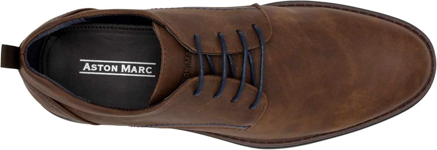 Men's Oxford Dress Shoes, Classic Leather Formal Footwear, Comfort Fit, Lace-Up Business Shoes for Work & Special Occasions