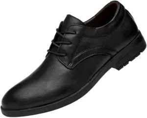 Men's Oxford Dress Shoes Lace Up Casual Wingtip Faux Leather Anti-Slip Non Slip Resistant Office Business