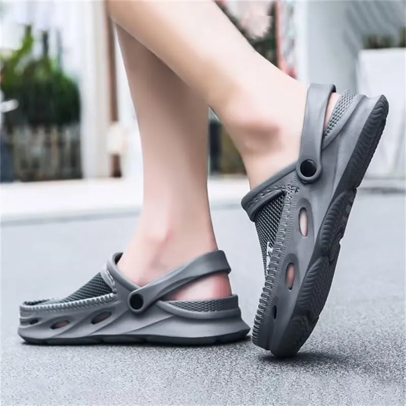 Men's Soft Breathable Mesh Summer Slippers for Outdoor Walking Beach