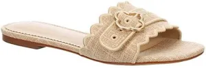 Michael By Michael Shannon Corali - Women's Open Square Toe One-Band Flat Slide Sandals