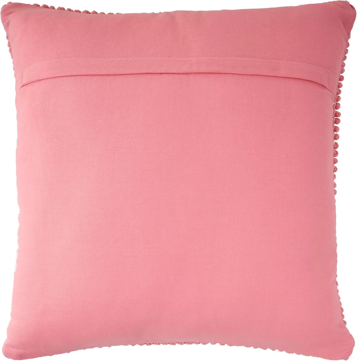 Mina Victory Holiday Throw Pillow, 20" x 20", Pink Ivory