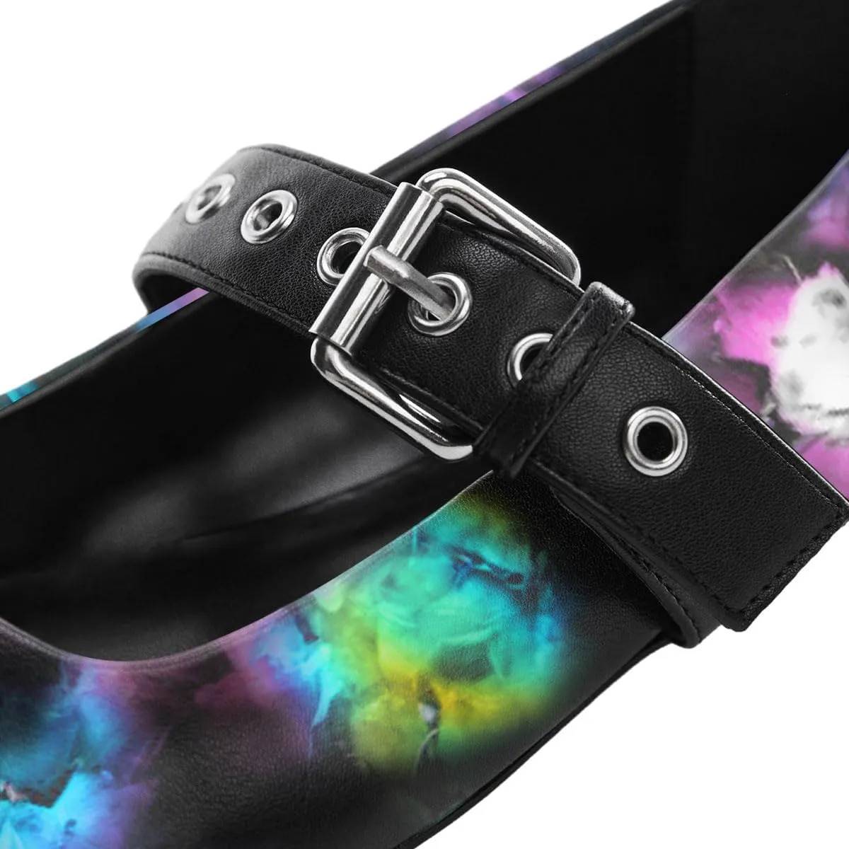 miss left Women Adorable Closed Square Toe Mary Jane Flats Buckle Straps Low Heel Pumps Comfort Ballroom Party Dress Shoes Size 4-16 US
