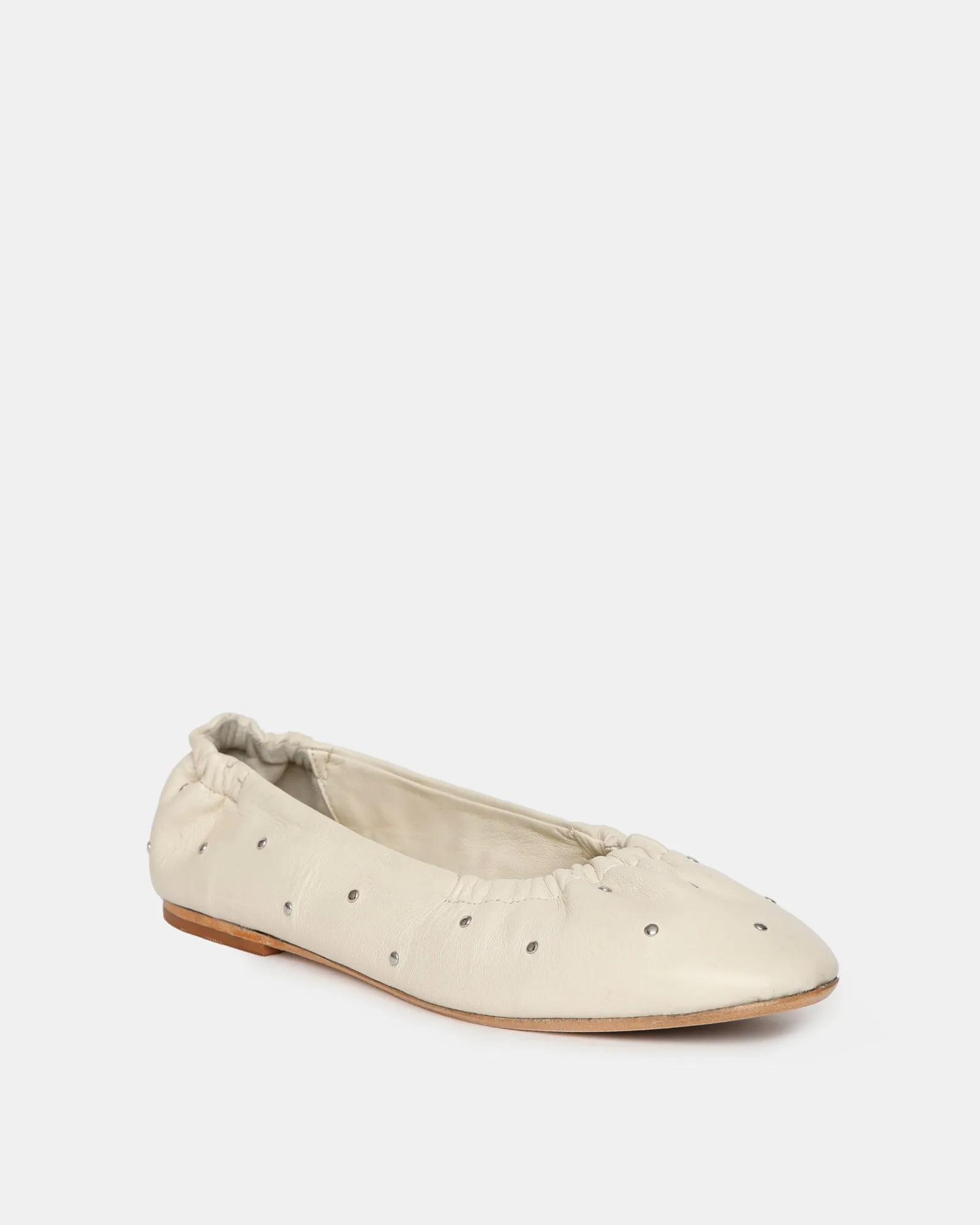 Montagine Ballet Flat Off white / SIlver