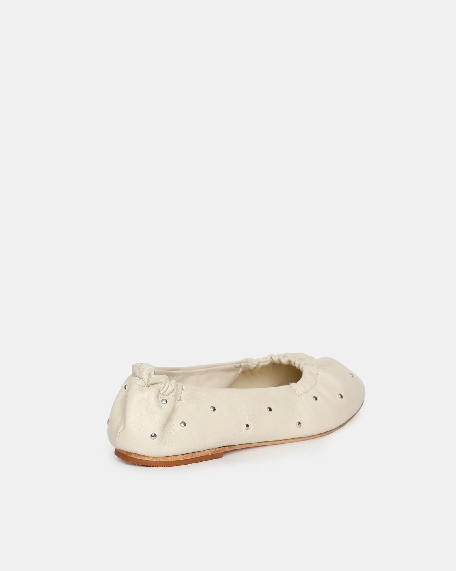 Montagine Ballet Flat Off white / SIlver