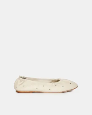 Montagine Ballet Flat Off white / SIlver