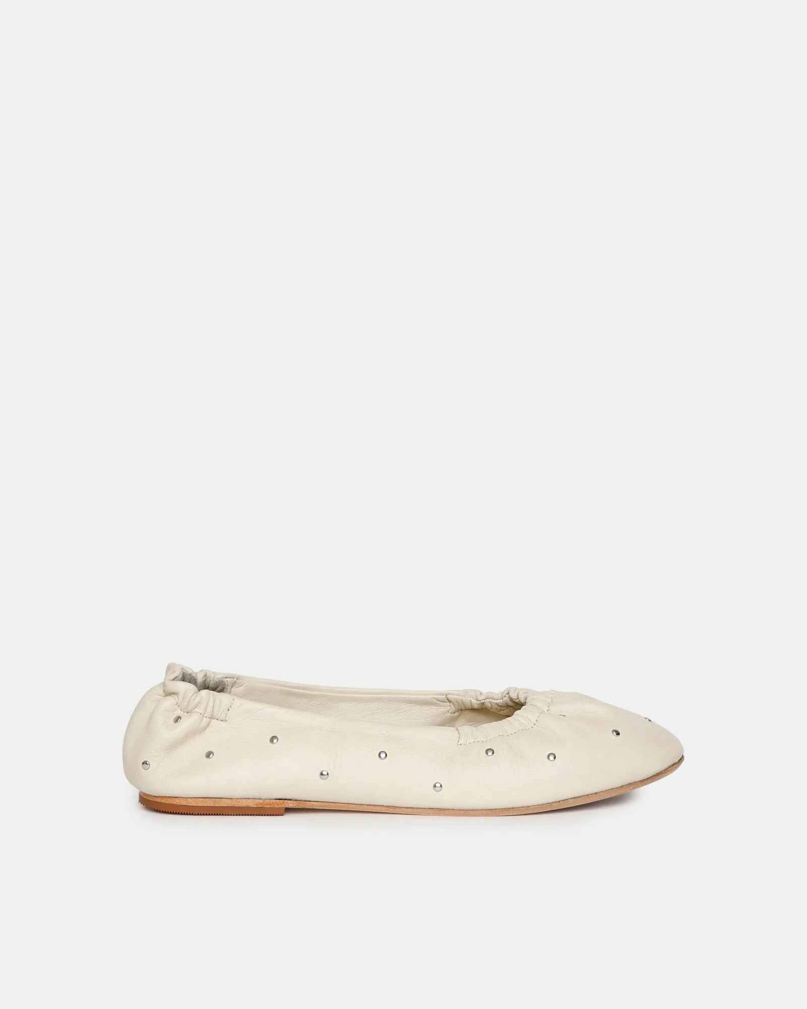 Montagine Ballet Flat Off white / SIlver